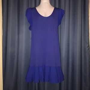 Blue Ruffle Dress
